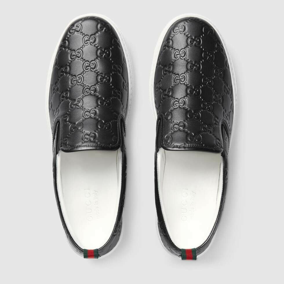 gucci signature slip on sneaker