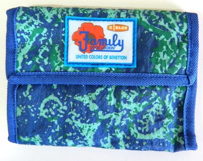 Portafoglio UNITED COLORS OF BENETTON vintage anni 80/90 decorline pa234