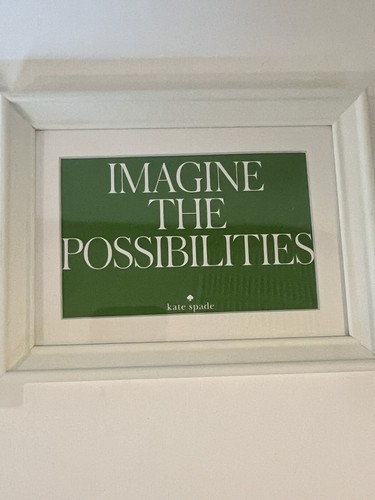 Kate Spade Decor Quotes In White Frames Women Empowerment Lot Of 4 - Picture 4 of 6