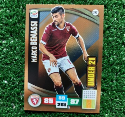 CARD ADRENALYN XL PANINI 2016/17 TURIN N°377 BENASSI UNDER 21 2017  