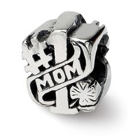 Sterling Silver Reflections 1 Mom Bead on sale Sterling Silver Reflections 1 Mom Bead on sale