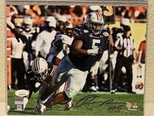 Derrick Brown Signed Auburn Tigers 8x10 Photo JSA