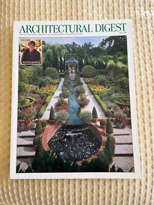  ARCHITECTURAL DIGEST MAGAZINE  MAY 2000- ELTON JOHN- EXCELLENT-CONTENTS PHOTOS