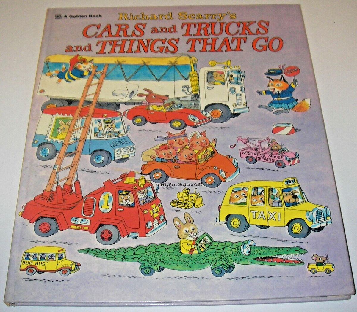 Richard Scarry's Cars Trucks & Things That Go Golden BOOK