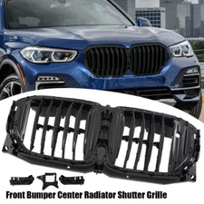 Glossy Black Front Kidney Radiator Grille withOUT Motor For 2019-2023 BMW X5 G05