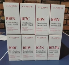 Clarins Everlasting Youth Fluid Foundation Choose Shade 1oz/30ml New In Box