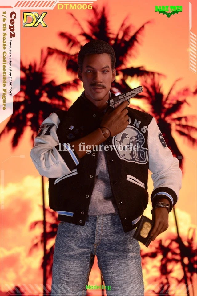 Figura de acción de juguete Dark Toys DTM006 1/6 Beverly Hills policía detective Eddie Murphy Foto 2 de 4