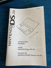 Nintendo DS Lite Manual instruction Booklet VERY CLEAN 