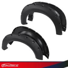 4PCS Fit For 2009-2014 Ford F150 Pocket Rivet Style Fender Flares Wheel Cover 