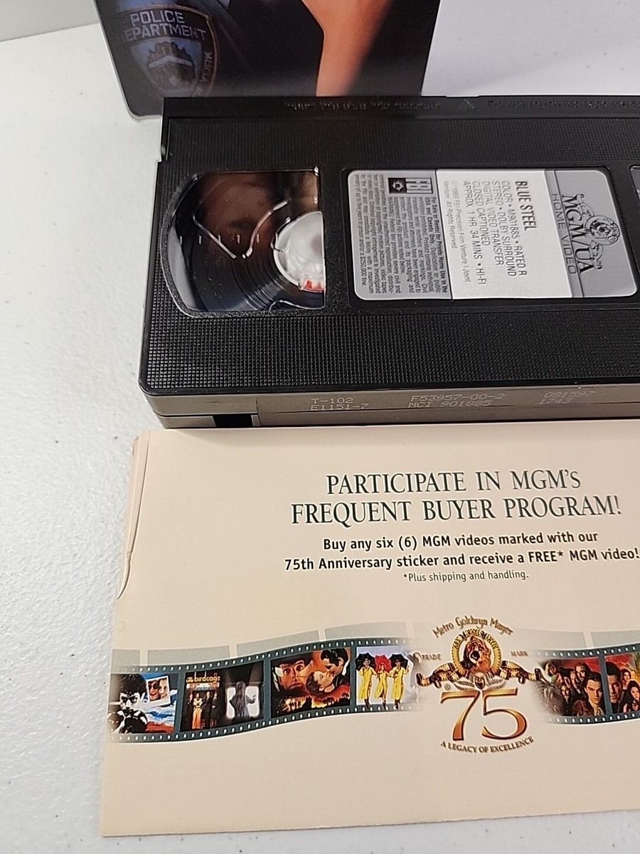 Blue Steel (VHS, 1990, Movie Time) 27616188533| eBay