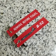 B-52 Stratofortress BUFF Bomber Remove Before Flight ® Keychain, Tag, Streamer!