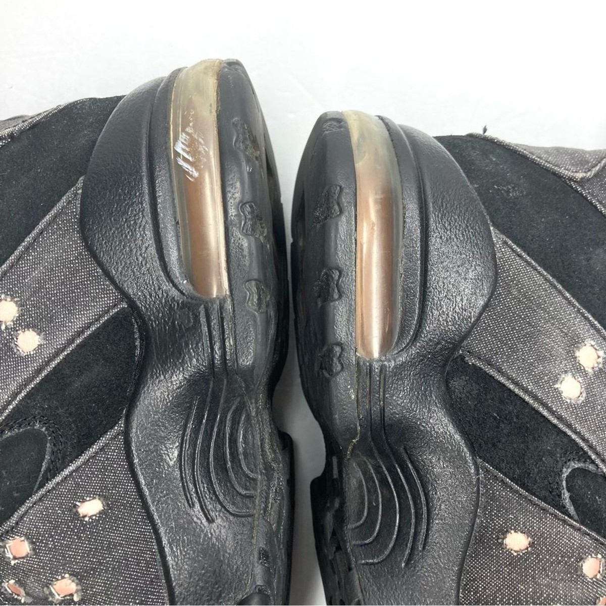 Nike Air Max 2 CB 94 Black Denim Size 8.5 2015 Triple Black
