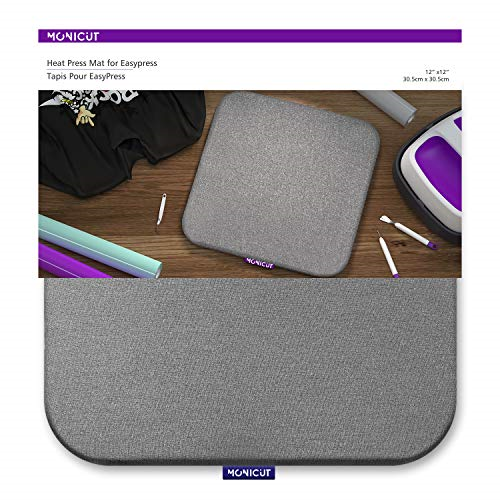 Monicut Heat Press Mat 12x12 for Cricut Easypress 2/Easypress, Heat