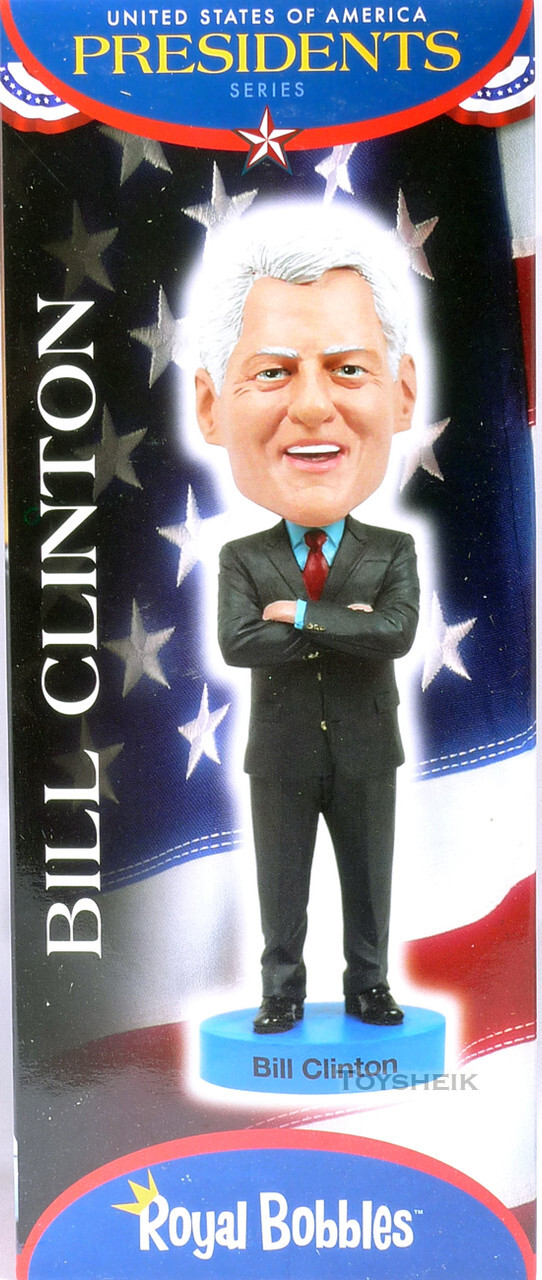 Royal Bobbles Presidents Bill Clinton bobblehead figure 010276