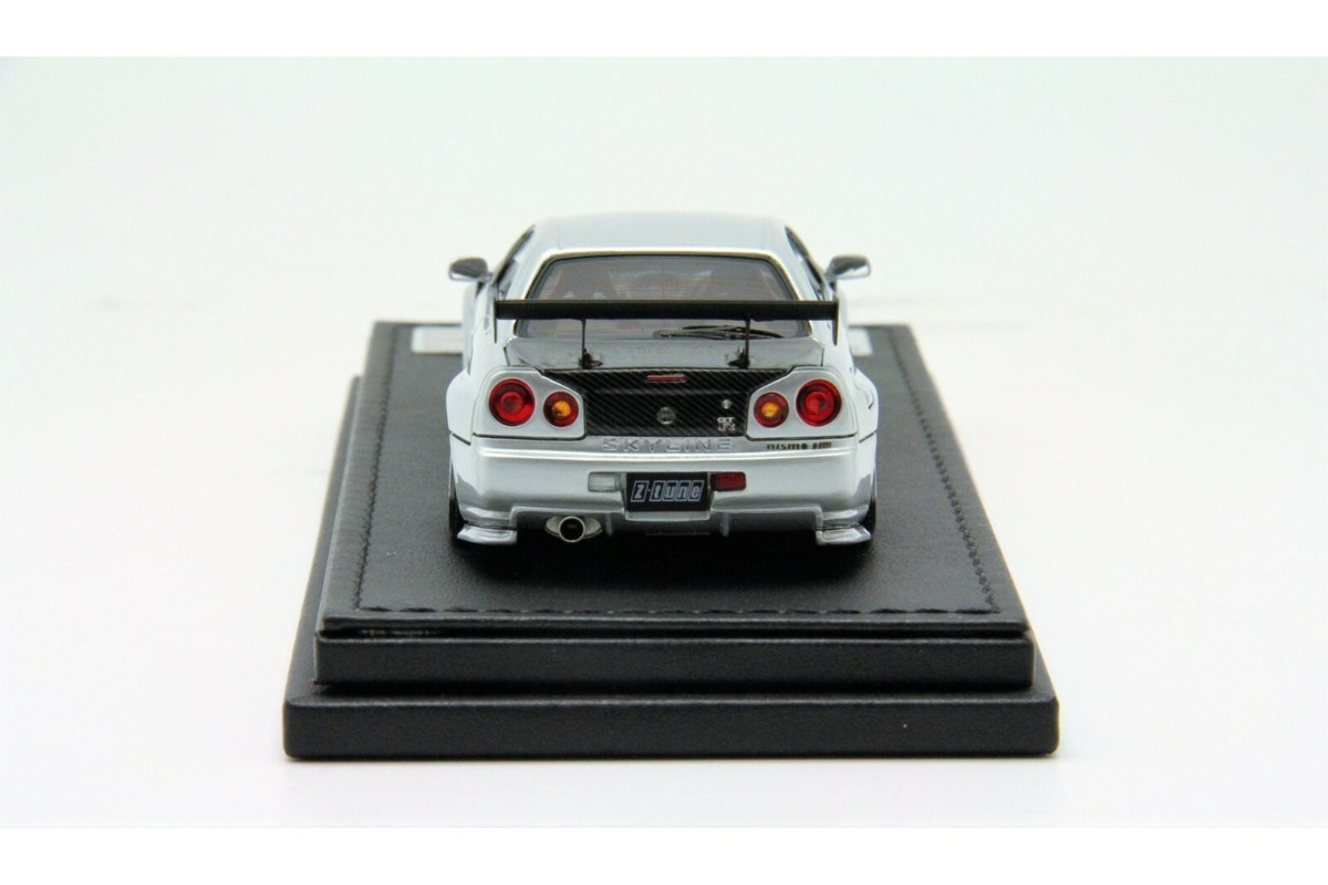 ignition model GTR シルバー 1/43 Ignition Model 1:43 Nissan Skyline GT-R Mine's (R34) Silver