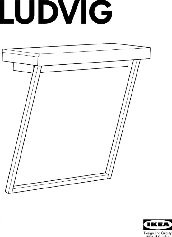Ikea on sale ludvig desk