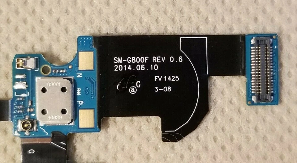 Cable flexible para el hogar teclado sensor táctil puerto de carga Samsung para GALAXY S5 MINI G800F Foto 4 de 4