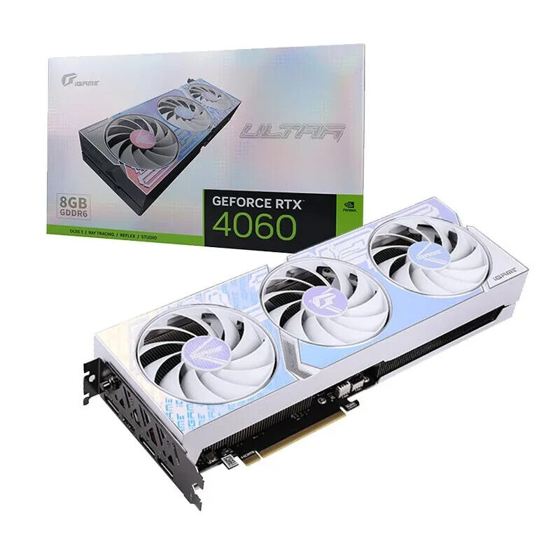 Colorful iGame GeForce RTX 4060 Ultra W OC 8GB GDDR6 Colorful iGame GeForce RTX 4060 Ultra W OC 8GB GDDR6