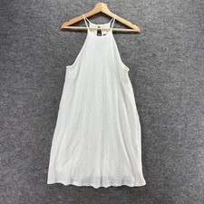 KLD Signature Dress Women M  White Shift Shor...