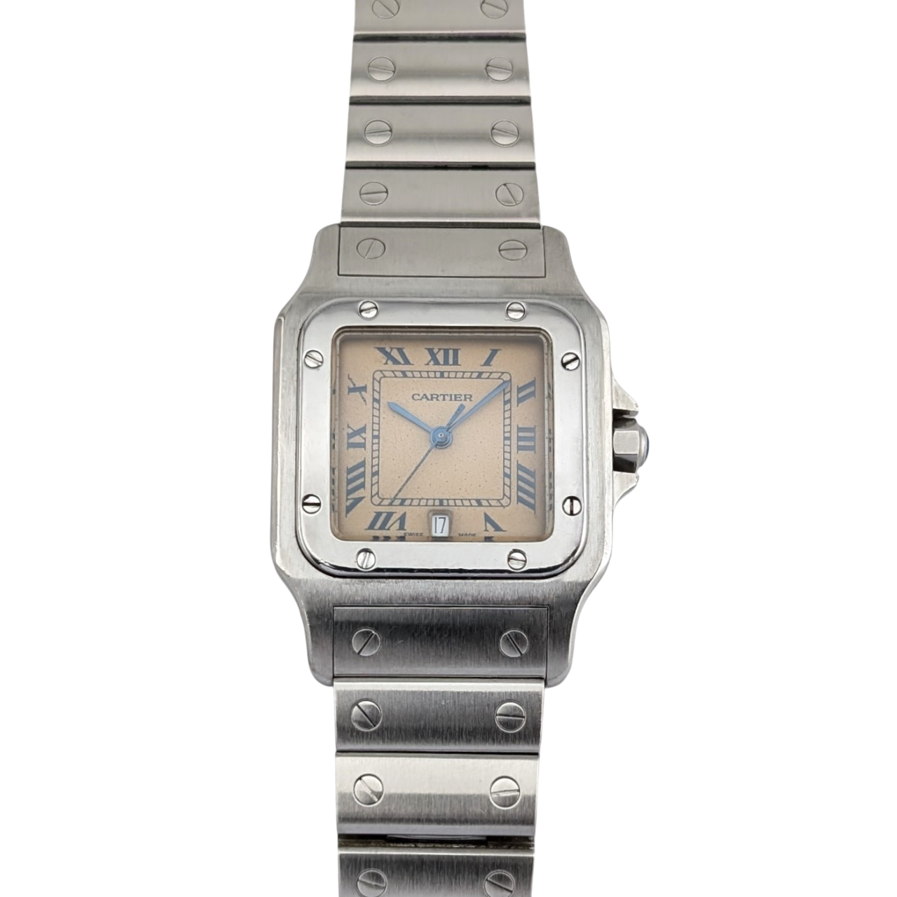 Cartier Santos Galbee Large 29mm Mens Watch 987901 1990s Vintage-image