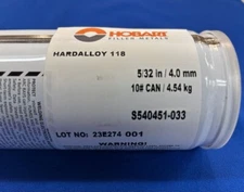 MCKAY 118  5/32"  Hardface Welding ROD Hardfacing  Hobart Filler Metals