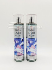 Set of 2 Bath and Body Works Moonlight Path Fine Fragrance Body Mist 8 fl oz New