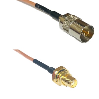 RG316 DVB TV Pal Female to SMA Female O-Ring RF Cable Rapid-SHIP LOT