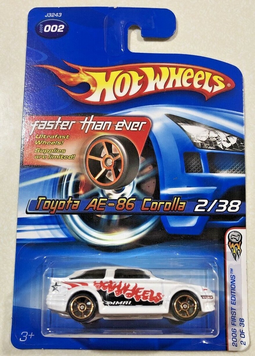 2006 Hot Wheels Faster Than Ever First Editions TOYOTA AE-86