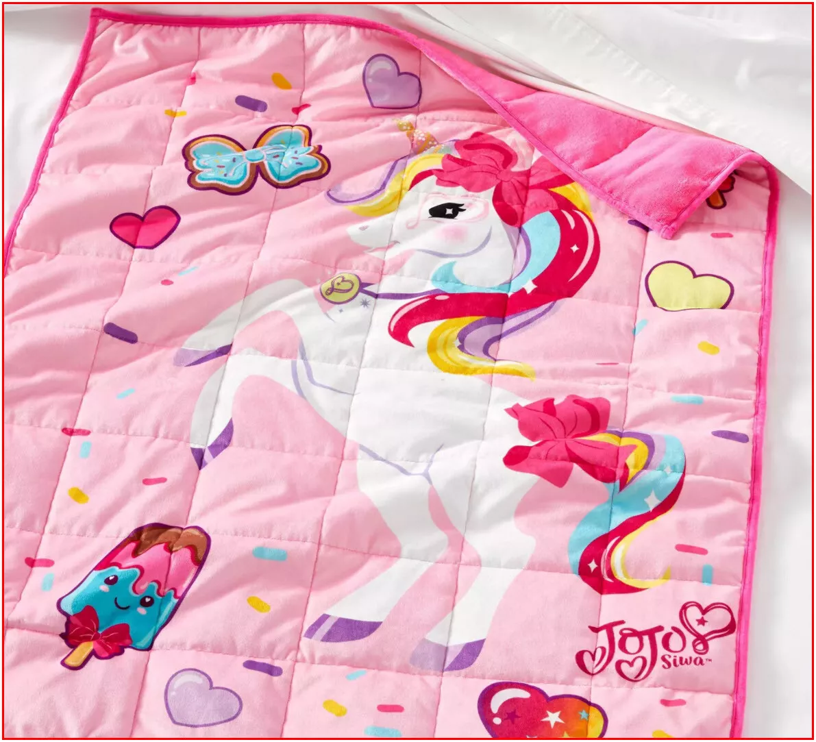 Jojo siwa top unicorn bedding