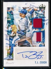 2020 Diamond Kings T.J. Zeuch Autograph Auto Jersey #DKMS-TZ Blue Jays /99