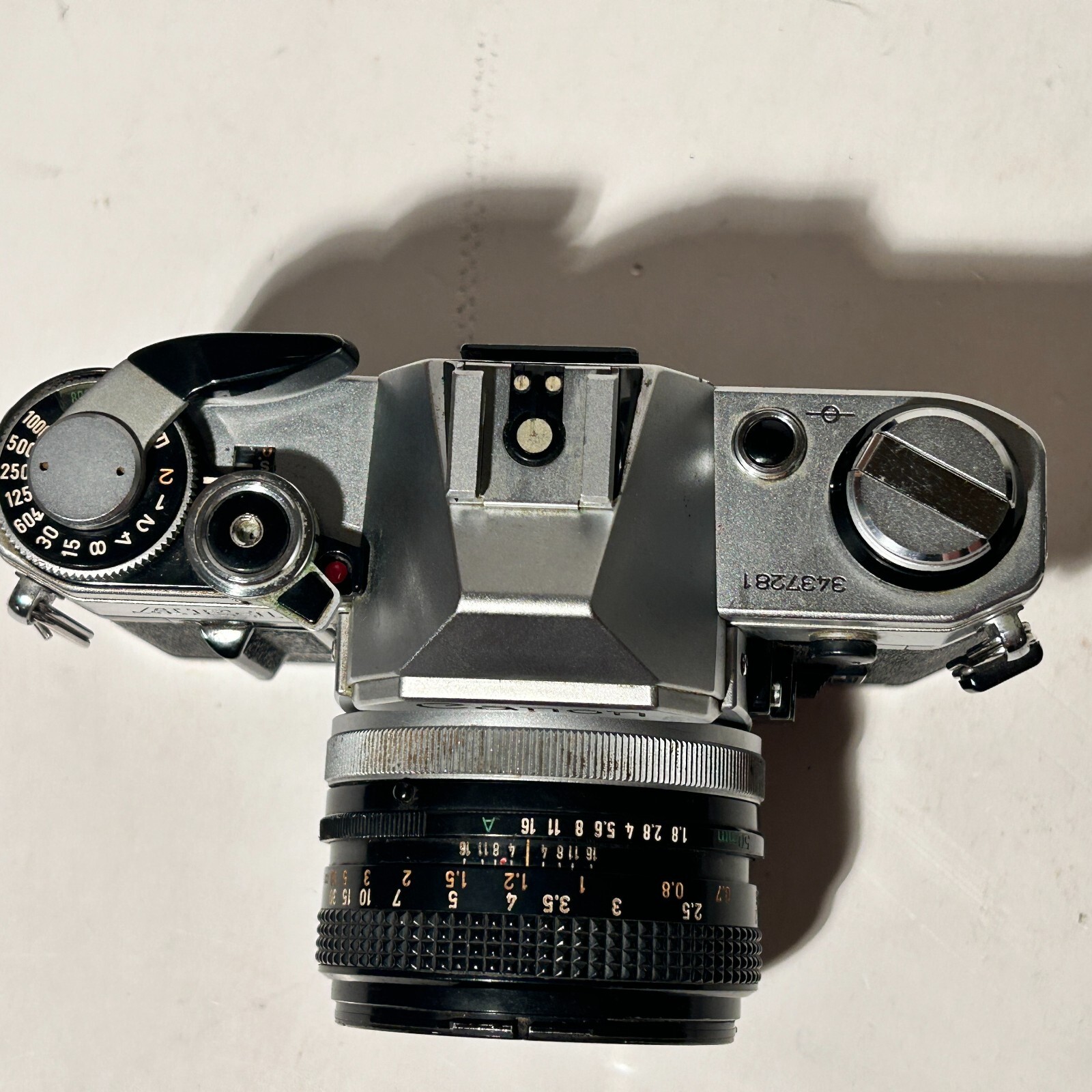 Canon AE1 Film Camera 50mm Lens Vintage Black Silver *WORKS!* *Watch