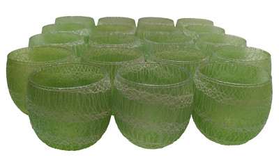 Color Craft Spaghetti Drizzle Roly-Polys Lot of 21 Green White Original Box   BS
