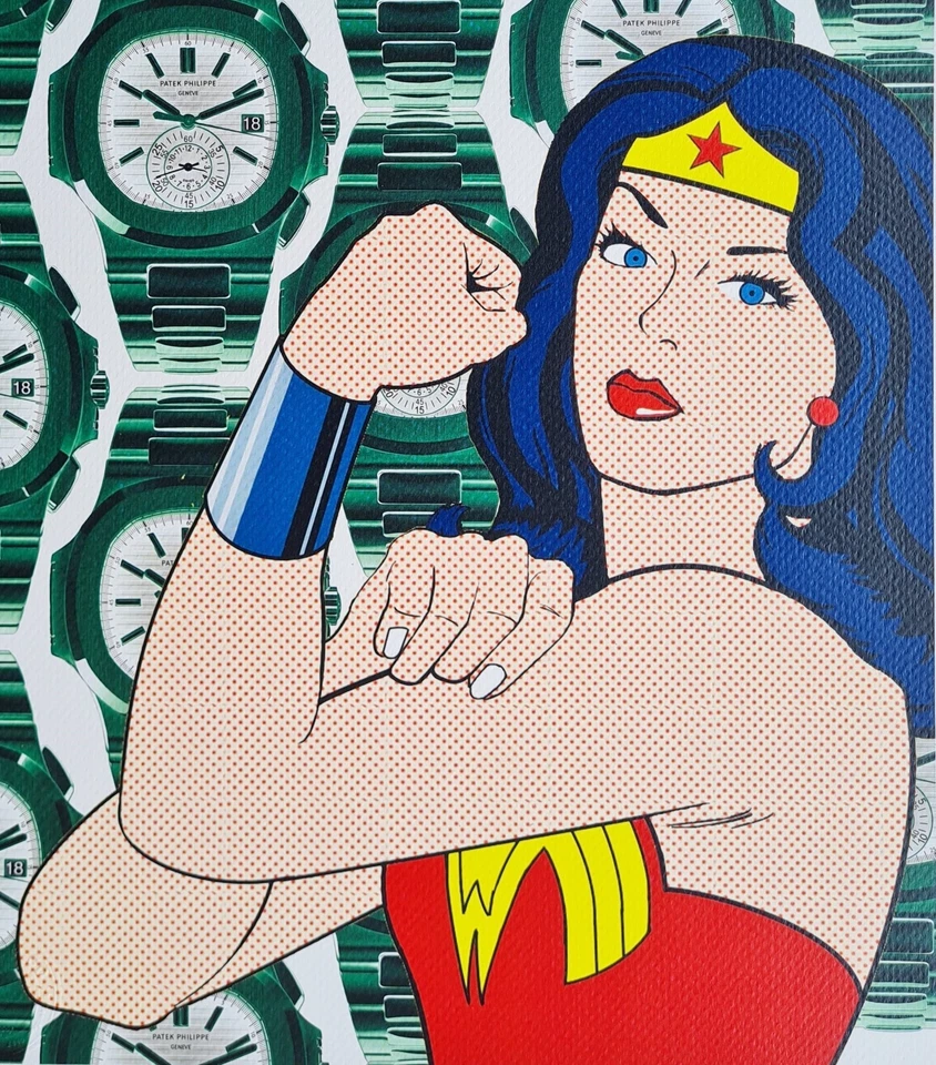 DEATH NYC * Wonder Woman * 45 x 32 cm * signed * limited * Certificate # xx/120 - Bild 3 von 4