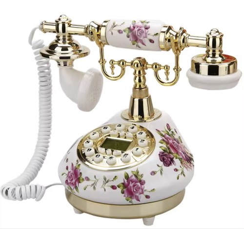 Telefono fisso a filo Retrò vintage / Due Colori Disponibili -Indicare su Ordine - Photo 5/7