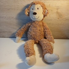 M&S Marks and Spencer Brown Monkey Soft Toy Plush 17" Rare HTF 08373175 VGC