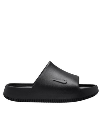 Size 7 Nike Calm 2.0 Big Kid Boys' Slide Sandal - Black