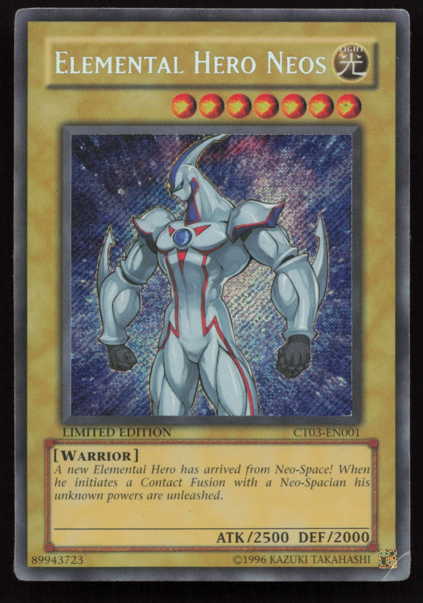 25+ Elemental HERO Neos Yu-Gi-Oh! TCG Secret Rare Individual