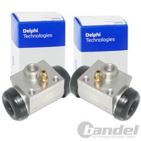 2X Delphi Radbremszylinder 22Mm Passend FüR Fiat Punto Trommelbremse | LW10101