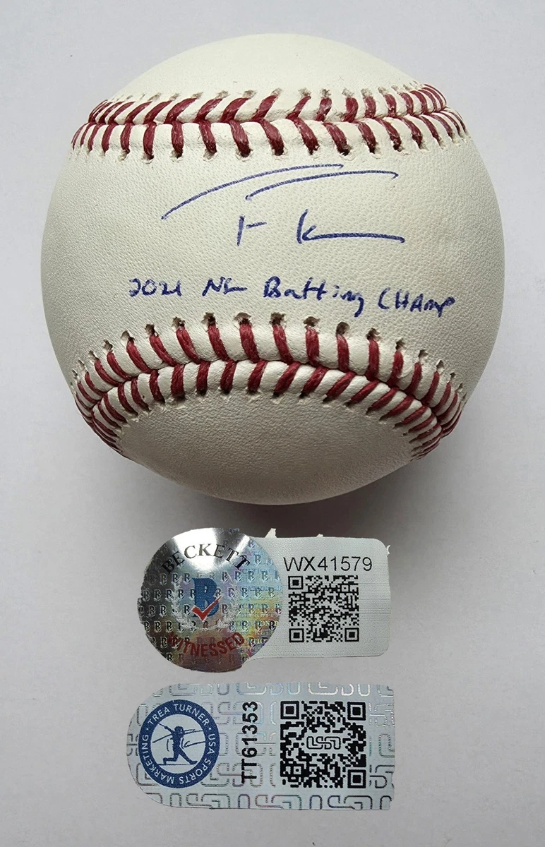 Trea Turner Original Autographed Baseball MLB Balls for sale | eBay