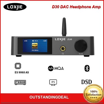 LOXJIE D30 Audiophile Hifi USB DAC 110MWx2 Headphone Amplifier Bluetooth 5.0 DAC