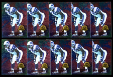 1996 Edge Presidents Reserve Tanned Rested Ready #15 Barry Sanders LOT of 10