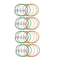 1.5mm Screw Locking Wire Keychain Cable Rope Key Holder Keyring Chain Ring D