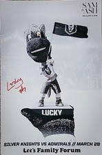 Henderson Silver Knights Lucky Bobblehead Game Poster. 3-28-2025