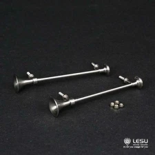 US Stock 1/14 RC  Stainless Steel Whistle Horn for For TAMIYA  GL Truck