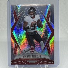 2025 Panini Phoenix - Michael Penix Jr. #7 Silver Hyper Falcons🔥