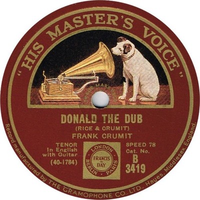 Frank Crumit - Donald The Dub / And Then He Took Up Golf (Shellac, 10'')