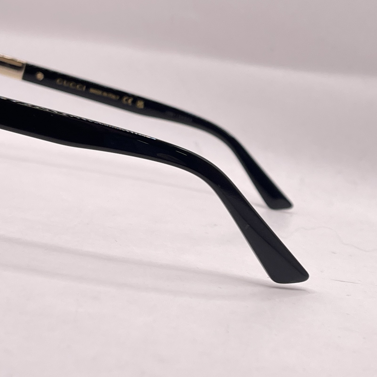 Gucci Mens Large Square Full Rim Eyeglasses GG1504O Black Pre-Owned thumbnail 6