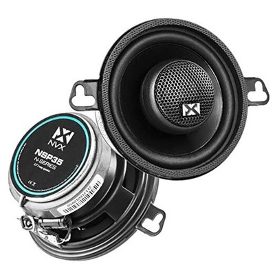  NSP35 3.5'' Car Speakers, 200W Max, 70W RMS, 2-Way Coaxial 3.5 inch Coaxial