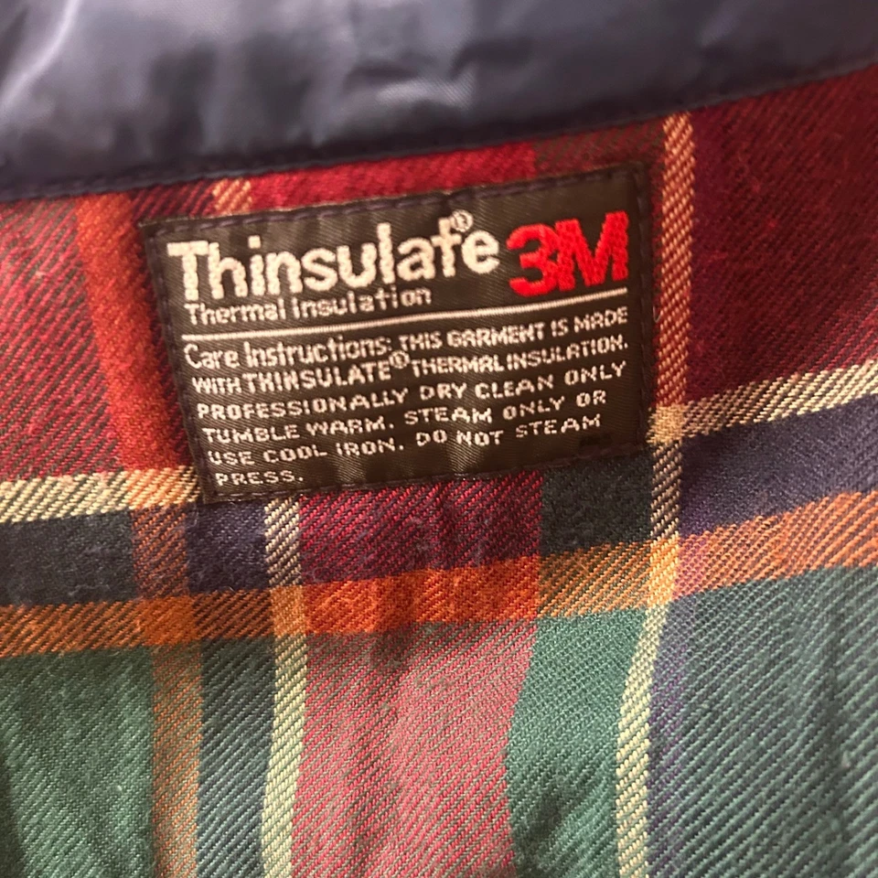 Chaqueta aislante forrada a cuadros verde L Lobo by Pendleton vintage años 80 para hombre Foto 4 de 4