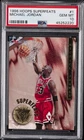 1996 HOOPS SUPERFEATS #1 MICHAEL JORDAN PSA 10